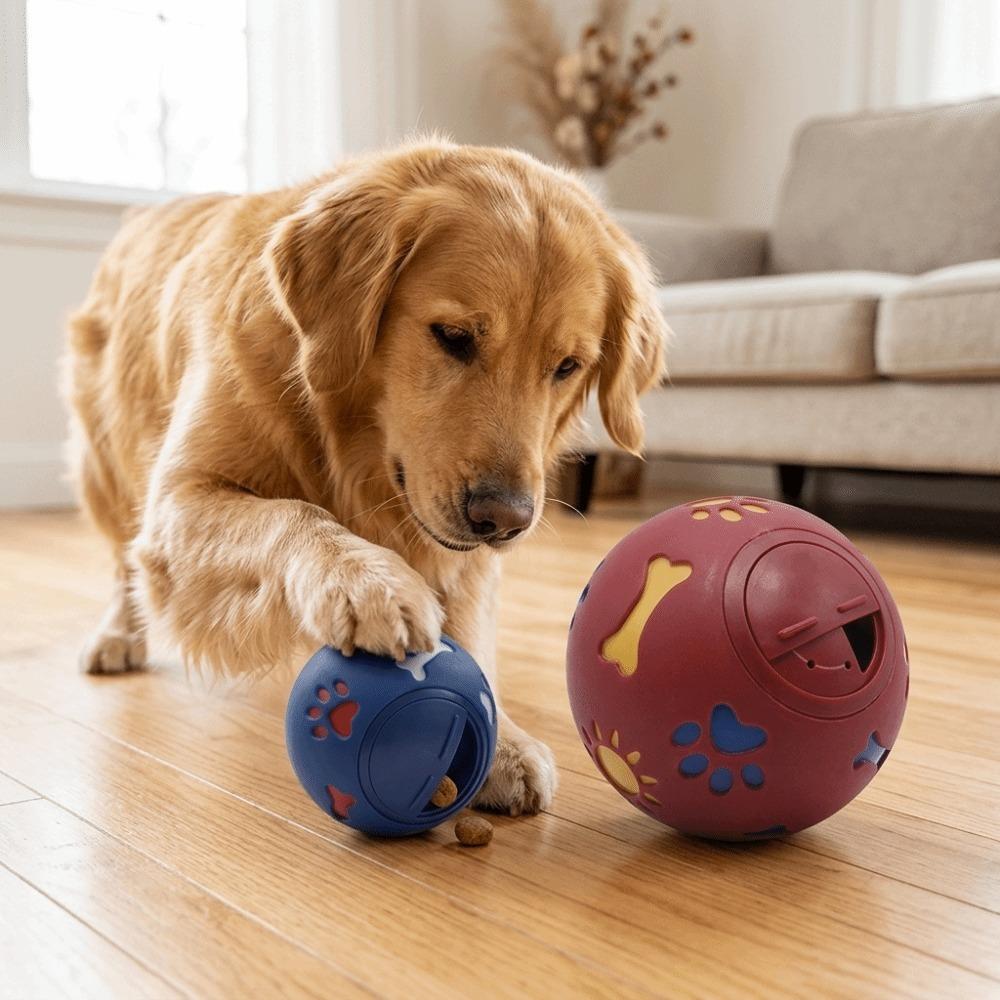 Multi Sizes Food Dispensing Ball Multi Colors Chew Toy Ball Easy To Clean IQ Puzzle Toy  Slow Feed
