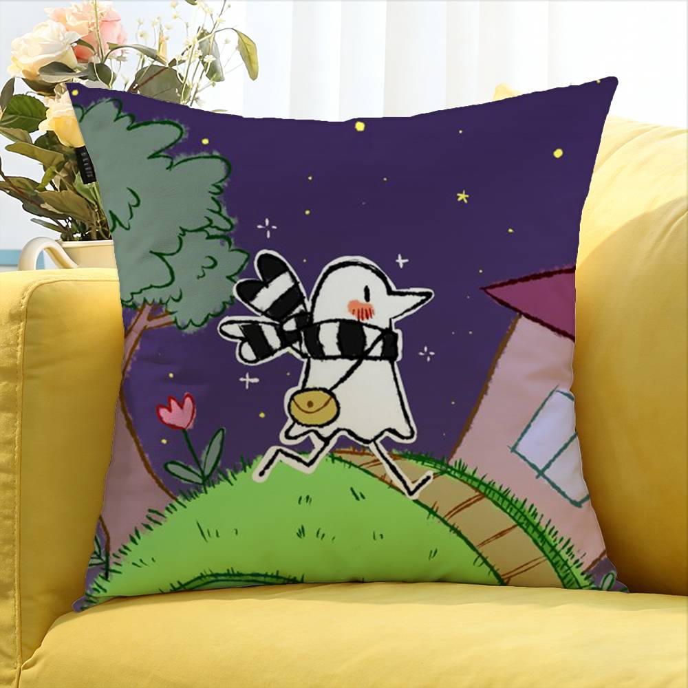 Cartoon G-Goodnight P-unpun World Various Sizes Square Pillow Case For Car Home Bedchamber Decor
