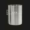 Nejnovější 300ml šálek 304 nerezová ocel Home Travel Lesklý Pivo Voda Džus Mléko Hrnek na čaj