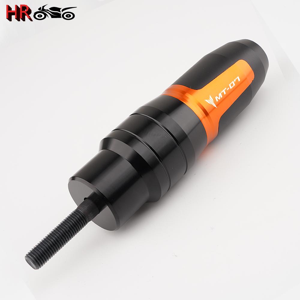 For YAMAHA MT-07 MT07 MT 07 2014 2015 2016 2017 2018 Motorcycle CNC Accessories Frame Crash Pads Exhaust Sliders Crash