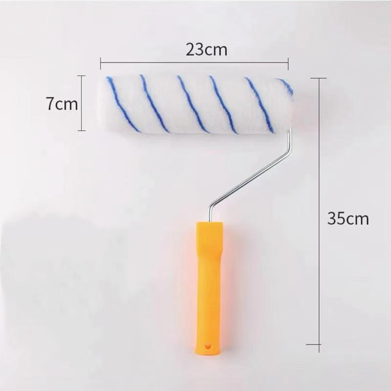 9-inch & 4/6-inch Latex Paint Roller Brush Set with Thumb Grip
