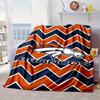 Denver Broncos Coperta Portatile/Coperta Morbida Coperta per Letto Adatta per Viaggi Campeggio Soggiorni Uffici Divani Regali per Fan