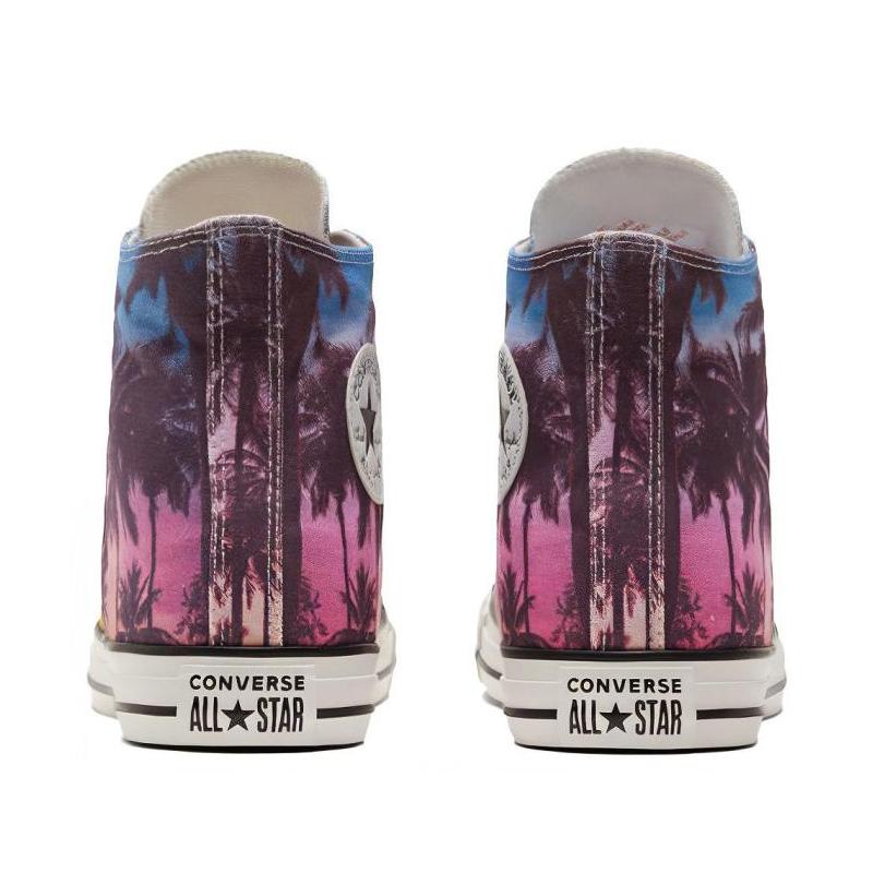 Converse Chuck Taylor All Star Comfortable and Versatile High Top Espadrilles Unisex Sunset Palm