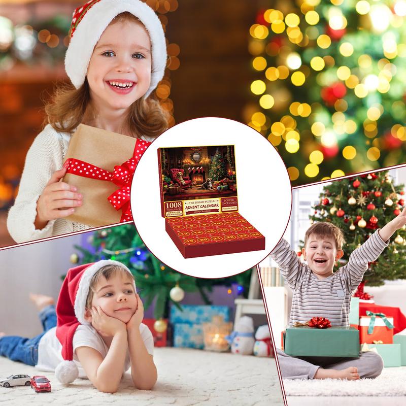 Christmas Countdown Calendar Puzzles Christmas Countdown Calendar Puzzle For Kids 24-day Christmas Countdown Calendar For Kids