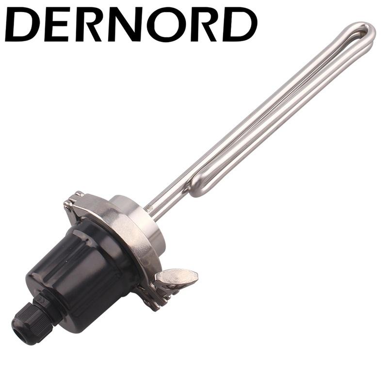 DERNORD 2" Tri clamp Foldback Heating Element 240v Electric Tubular Heater 2.5KW/3.5KW/4.5KW/5.5KW SUS304
