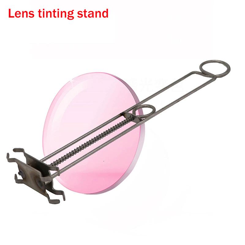 1PCS Silver Metal Lens Staining Tool Holder, Tinting Clip, Tint Bath Clamp, Metal Stretch, Spring Clamp, Staining Tool