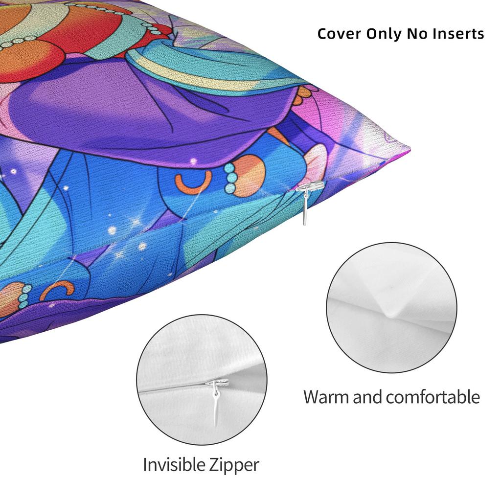 Alien Stage Mizi Till Ivan Kissenbezüge Niedlicher lustiger Kissenbezug für Hochzeitsfeiern Heimdekoration Weicher Kissenbezug