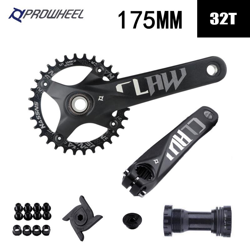 Prowheel Haomeng Horský klikový systém Hollow Integrated s jedním/dvěma převodníky pro 9-11 rychlostí.