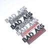New Car Styling 3D Bad Ass Edition Metal Chrome Zinc Alloy Adhesive Emblem Decorative Badge Funny Decal Auto Accessory