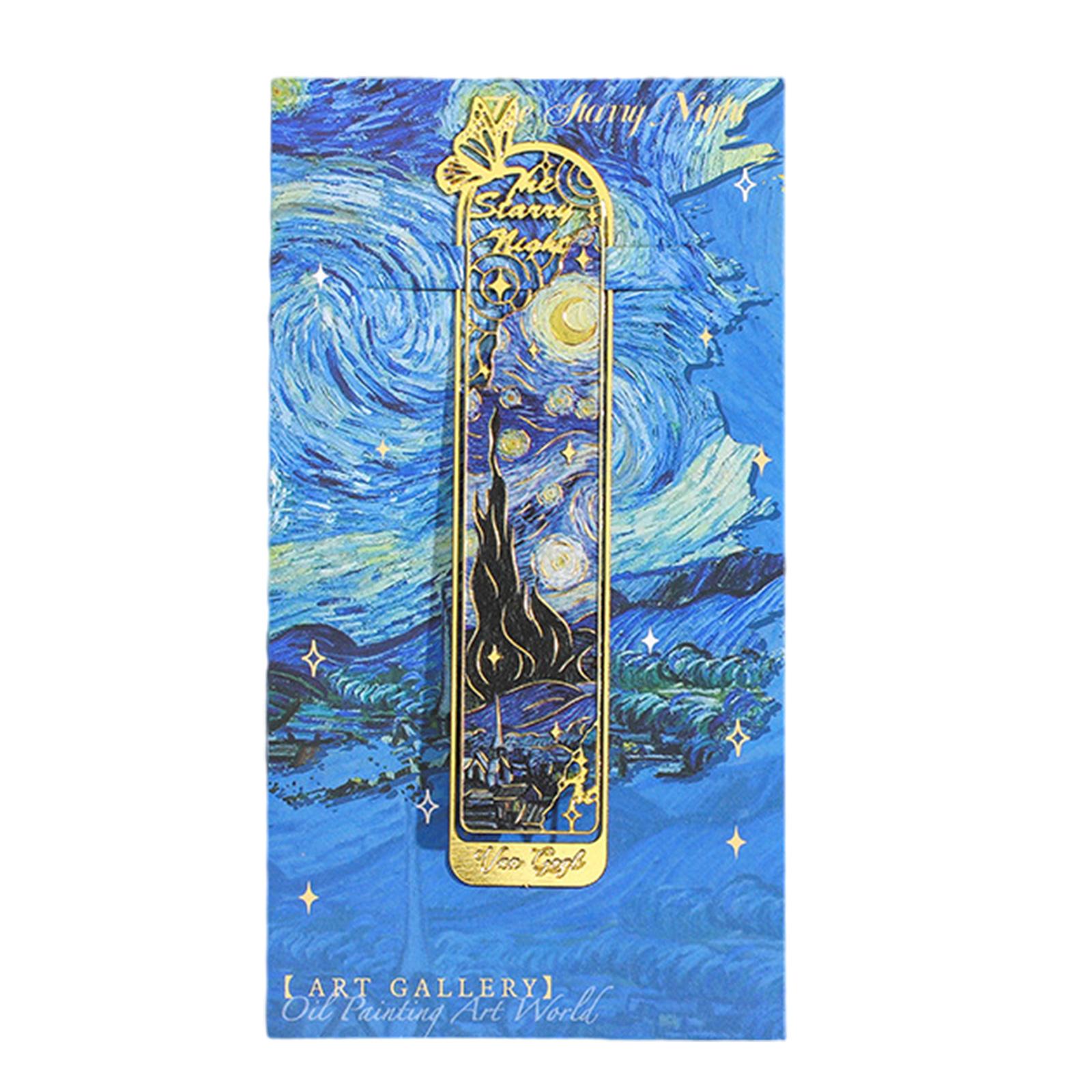 

Винтажные художественные закладки, тематические закладки с масляной живописью, полые металлические закладки, разделитель страниц для книголюбов и учителей 6