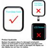 Compatible with Apple Watch Series 4 44mm Screen Replacement - Front LCD Glass Lens Replacement Repair Kit & Watch Glass Repair(No LCD Screen and