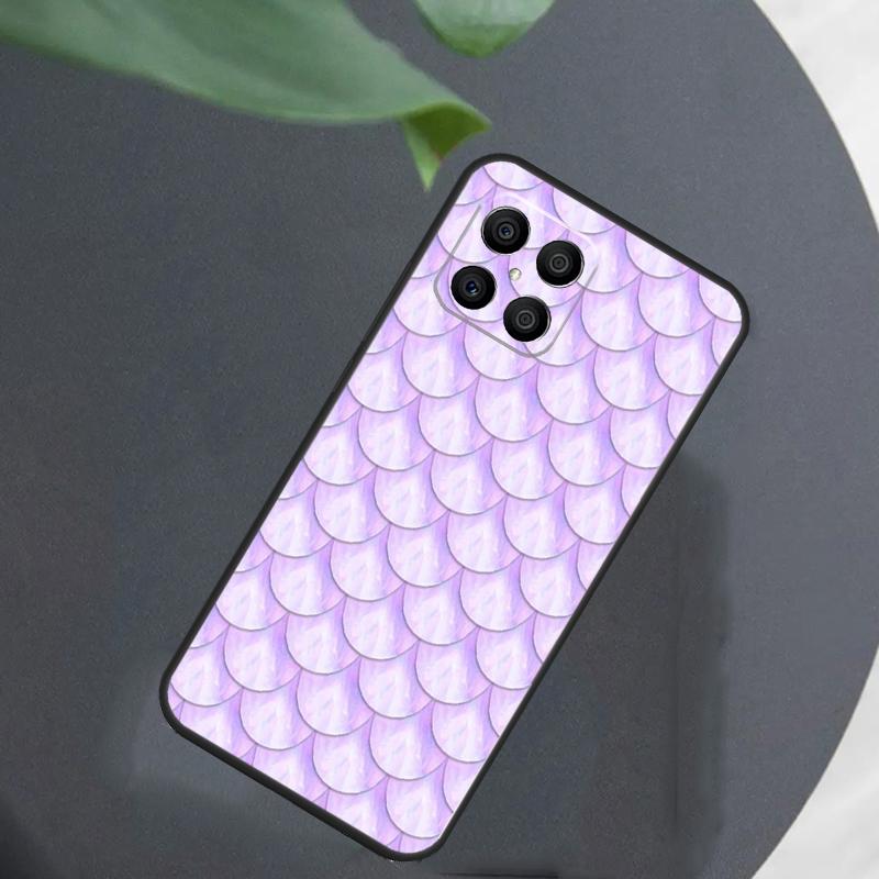 

Чешуя хвоста русалки для чехла Honor Magic 7 Lite 6 5 8 Pro для Honor 200 400 70 90 X8c X8b X9a X9b X9c X9d Win RT Honor 200 Lite