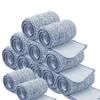 12/10PCS Washable Durable Replacement Microfiber Pads Dust Push Mop Cloth for Flat Squeeze Mop 33X12CM