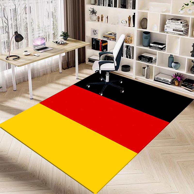 1PC red yellow Extra Large Non Slip Floor carpet, Office, family, Studio Large Area Rug Indoor Rugs, Bold Statement Piece