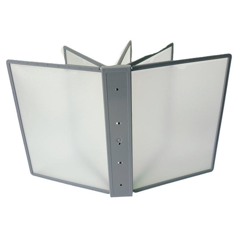 Wall-Mounted Magnetic A4 Flip Folder Document Organizer Display Stand