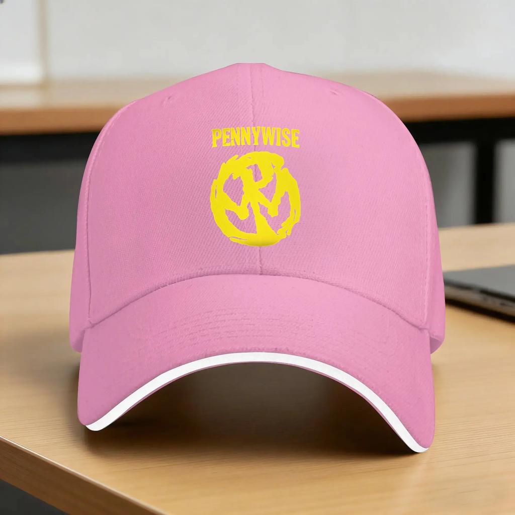Punk Art Pennywise Band Merch Casual Baseball Cap Outdoor Gym Hip Hop Hats Summer High Quality Men Women Stylish Baseball Caps