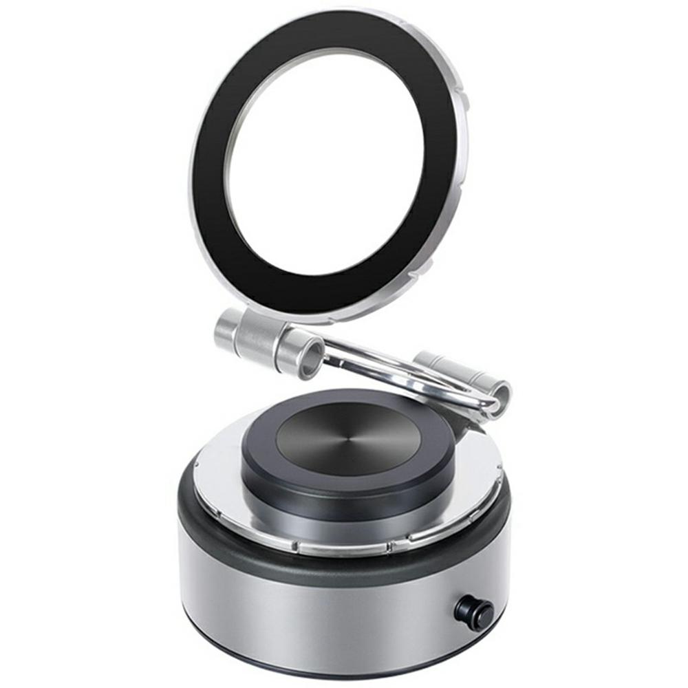 

G1 Universal Car Phone Holder Magnetic Vacuum Suction Cup Display Screen Dashboard Phone Stand Silver