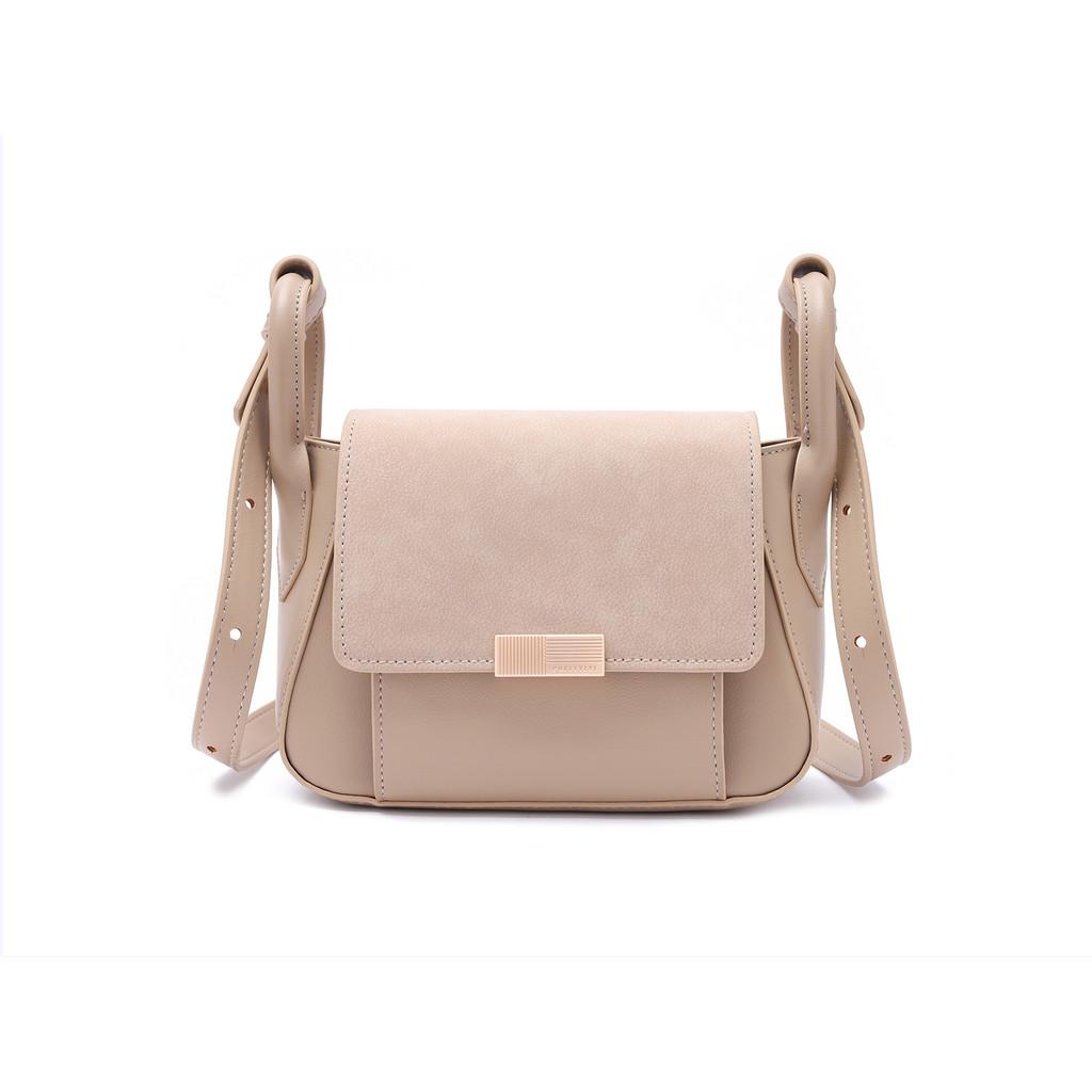 IELGY Fashion Trend Stitching Fashion Tofu Bag Shoulder Messenger Bag