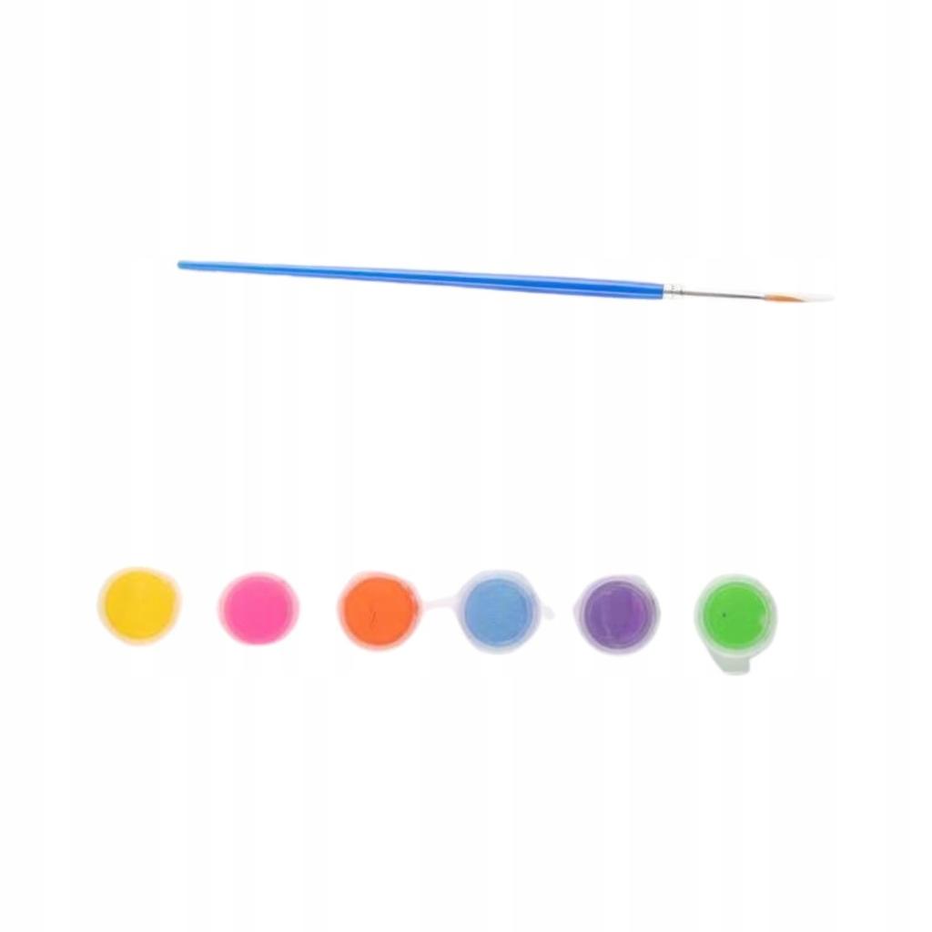 Tea Set Painting Cups Butterflies Plaster Figures Plaster Paints