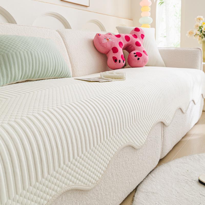 Summer Ice Silk Sofa Cushion Mat Seat Cushion Premium Leather Sofa Cover Summer Cool Non-Slip Cushion