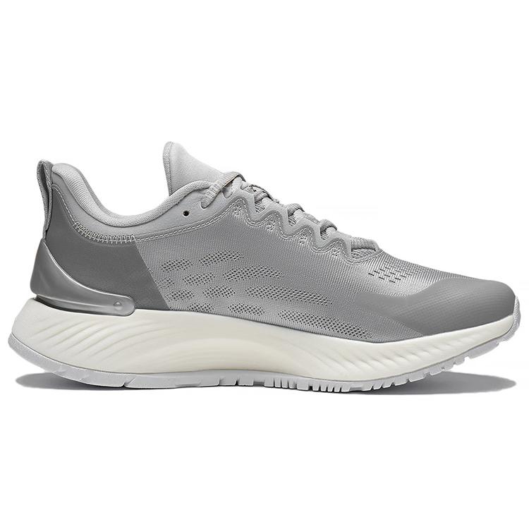 Li Ning YueYing Element Cushioning Low Top Running Shoes Men's Microcrystalline Gray ARHS007-3