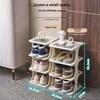 Compact Shoe Rack - Perfect for Small Spaces and Narrow Entryways - Multi-Layer Shoe Storage Cabinet for Home, Office, or Dormitories
