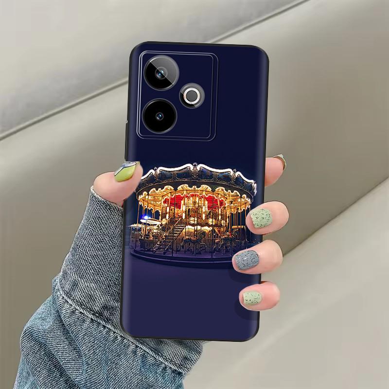 Phone Cases For Realme GT7 5G Case Cute Painted Back Cover For Realme GT 7T Silicone Cases For Realme GT 7 Pro Shockproof Shells
