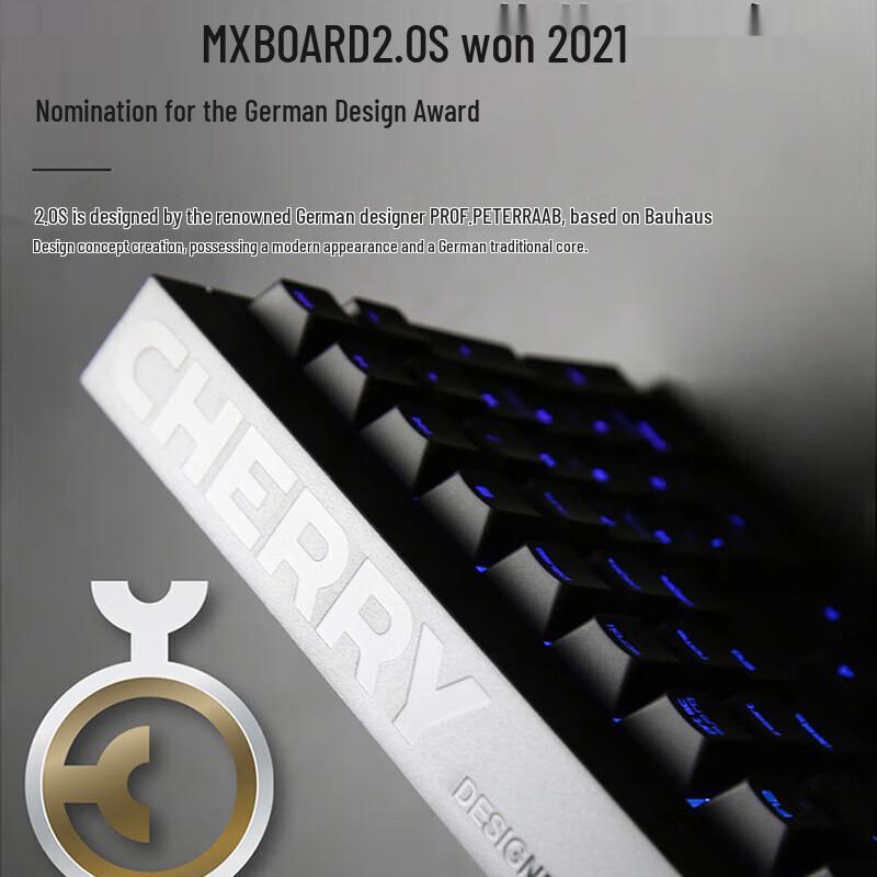 CHERRY MX 2.0S Full-Size Wired Mechanical Keyboard