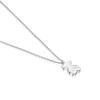 Tous TOUS Short Silver Sweet Dolls Bear Motif Necklace/ Sweet Doll Bear Necklace/1004278400