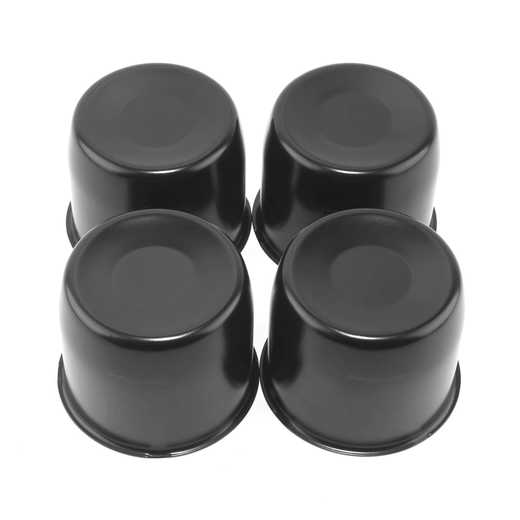 

Комплект из 4 штук проходных колпаков ступицы для колесных дисков грузовика и прицепа, диаметр 108 мм x внутренний диаметр 106 мм, матово-черный, нержавеющая сталь