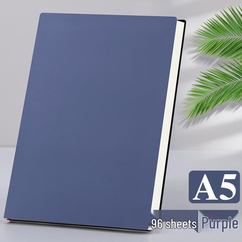 A5 Thickened Notebook - Simple, Retro Design for Students and Business Meetings