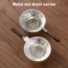 Metal Örgü çay süzgeci Paslanmaz Çelik Filtre Elek Teaware Dantel Çay Drenaj Faydalı Çay Demlikler Mutfak Aksesuarları