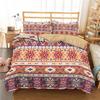 Geometric Bedding Set Bohemian Style Microfiber Abstract Pattern Print Duvet Cover With Pillowcases Teens Adults Bedroom Decor