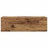 Bathroom Wall Cabinet Reclaimed Wood Look 100x25x30 cm Engineered Wood