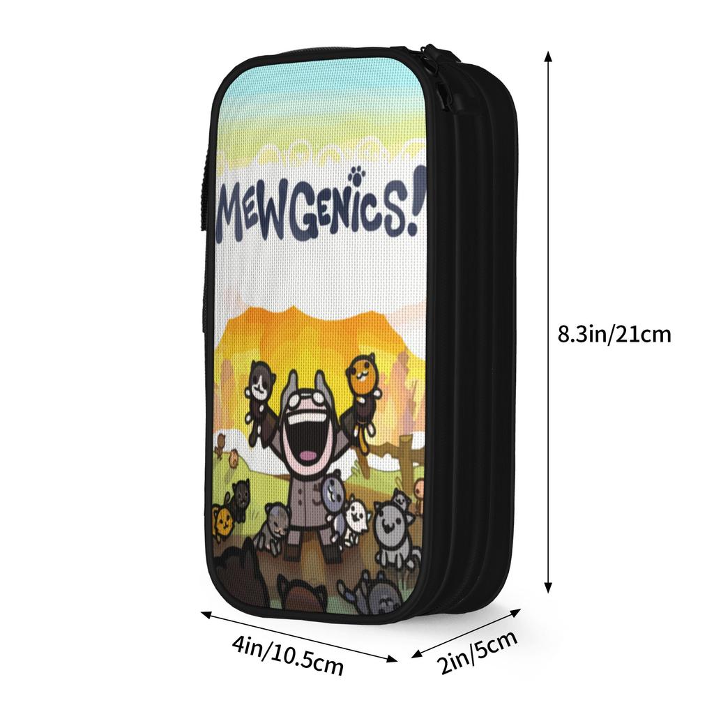 Mewgenics Merch Pencil Case Large Capacity Office Accessories Pen Case Perfect Gifts
