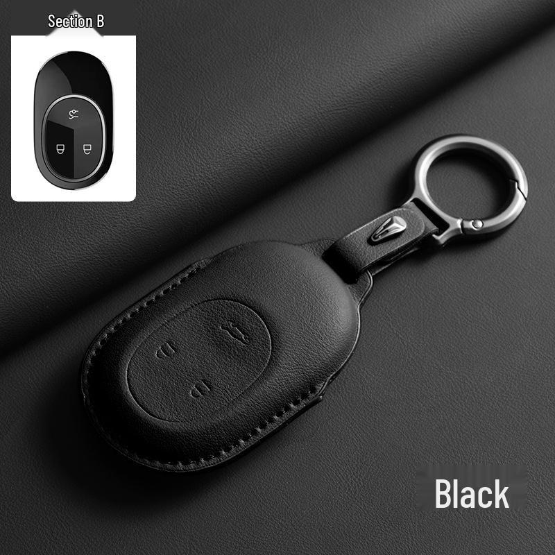 NIO ES6/EC6/ET5/ES8/ET7/ES7/EC7 Brown Key Cover and Buckle (2023 Model)