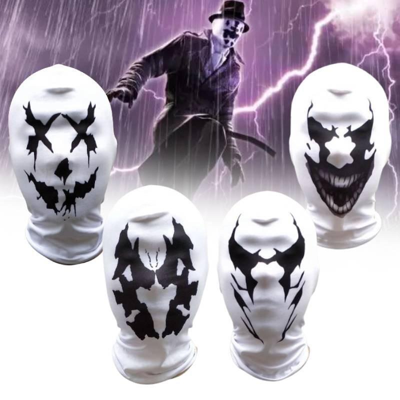 2020 Watchmen Rorschach Mask Cosplay Hooded Face Covering For All Seasons And Genders