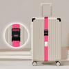 Password Lock Luggage Buckle Strap Name Sticker Anti-lost Travel Suitcase Accessories Durable Adjustable Baggage Belts