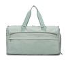 Dry and wet separation leisure travel bag, hand-held shoulder bag, solid color yoga fitness bag, large-capacity outdoor sports training bag