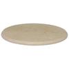 Vidaxl Tabletop, Cream, Ø50 X 2.5 Cm, Marble