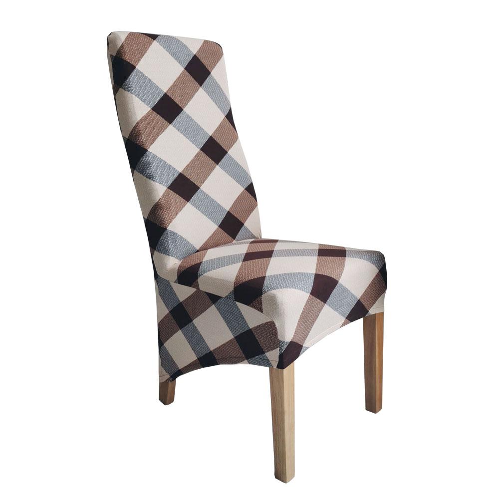 Airldianer Long Back Chair Cover Europe Style Big Size Seat Chair Covers Restaurant Hotel Party Banquet Slipcovers