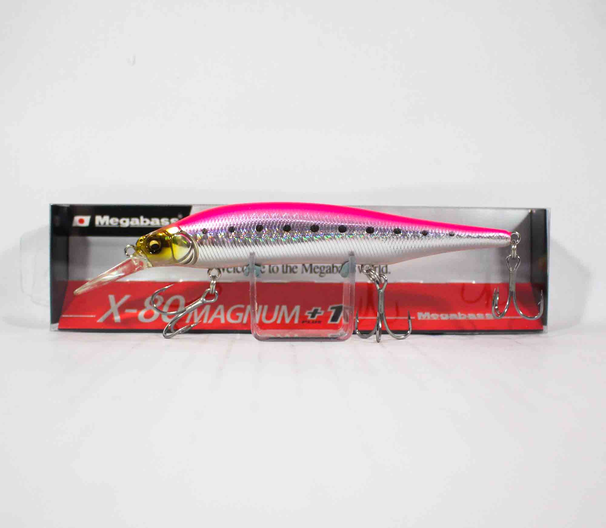 

Megabass X-80 Magnum +1 тонущая приманка GG Pink Iwashi (2334)