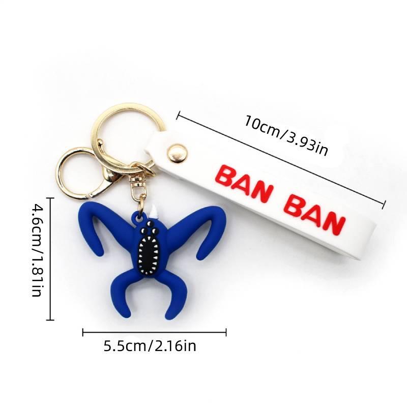 

Haoan Plush Banban Garten Keychain Pendant For Keys And Bags Cute And Colorful Pvc Material Monster