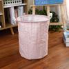 Waterproof Cotton Linen Laundry Basket and Toy Storage Hamper