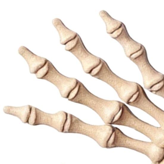 Skelet Hånd Nøglering, Leddelt Skelet Hånd Fidget Nøglering, Fleksible Gotiske Skelet Hænder Vedhæng, Halloween Spooky Gotisk Nøglering til