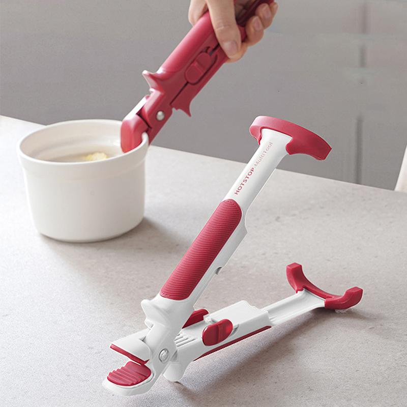 2 In 1 New Anti Scald Bowl & Plate Dish Pot Holder Clip Holder Silicon Clamp Anti-hot Clip Lifter Kitchen Oven Accessories Tools