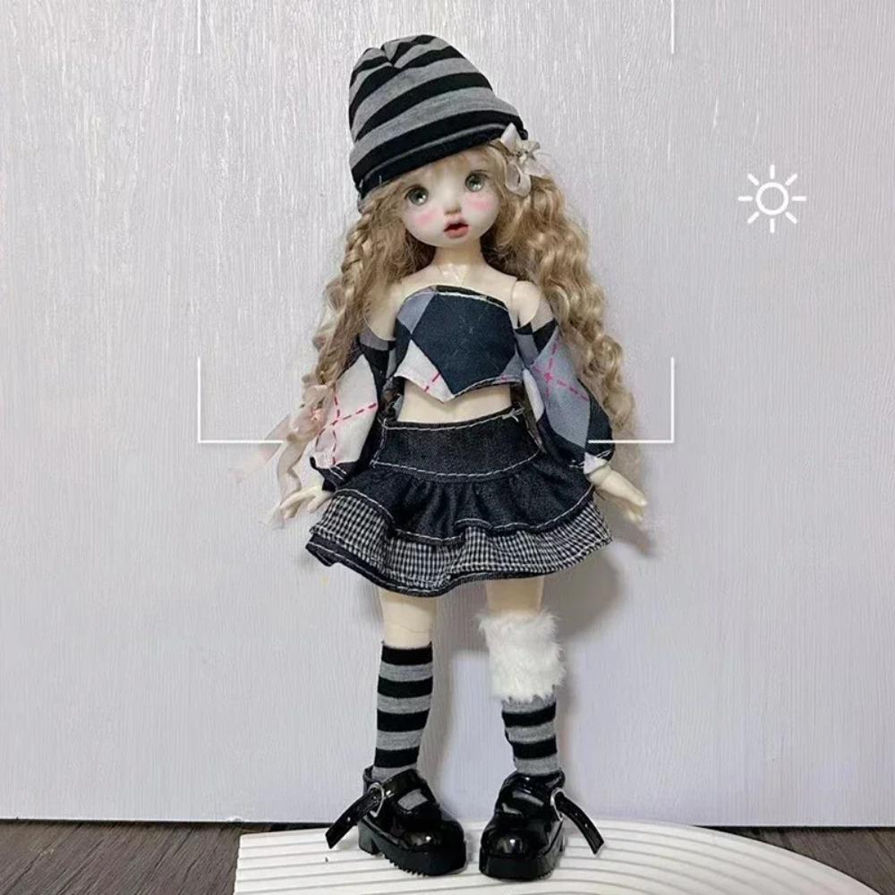 

Модная Милая Повседневная 30см Одежда для Куклы Нарядная Одежда 1/6 Набор Нарядов для Куклы BJD Игрушка для Девочки Подарок Аксессуары для Куклы