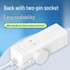 Smart Rectangular USB Travel Power Strip with Multifunctional Socket for Home and Dorm Use