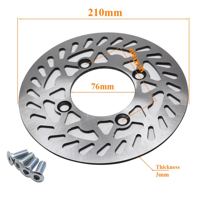 190mm/210mm/220mm Vorder- und Hinterrad-Bremsscheibe für CRF XR50CC 70CC 110CC 125CC 140CC 150CC Pit Dirt Bike