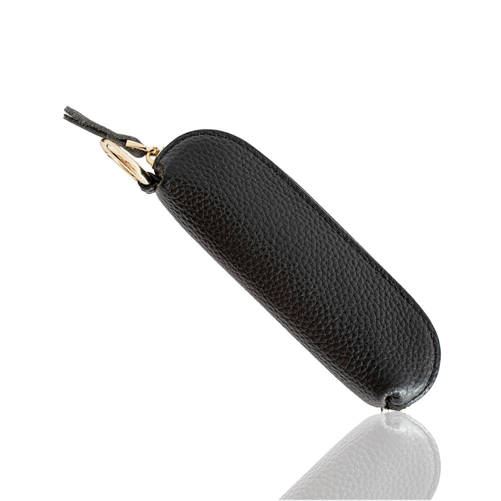 Handmade Japanese Style Leather Coin Pouch with Keychain Wallet for Women Mini Jewelry Money Key Earphone Organizer Bag Purse